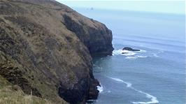 Shag Rock, from the Coast Path that leads from Perranporth Youth Hostel
